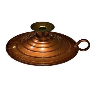 Parke Davis Nurses Candle Holder Copper Colored Plastic Florence Nightingale VTG